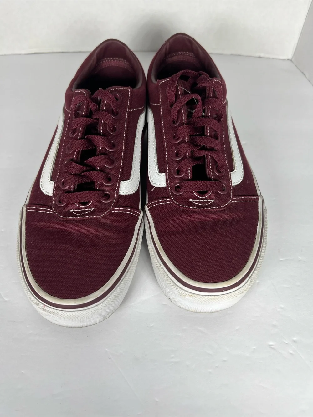 Vans Womens Maroon Sneakers 7